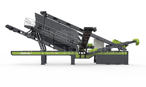 輪胎式移動篩分站